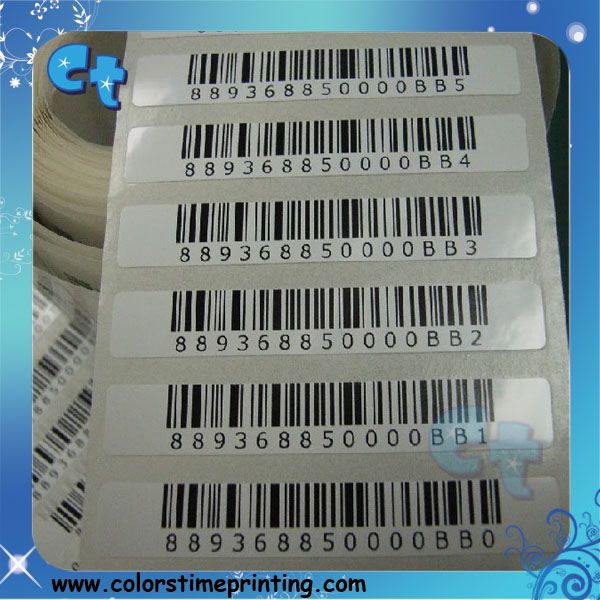 Barcode label printing