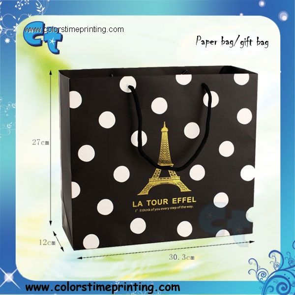 Luxury packaging paper bag gift paper bag