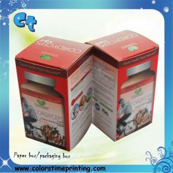 350gsm art paper packaging box with Spot UV