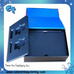 magnet packaging box with paperboard insert
