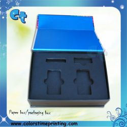 magnet packaging box with paperboard insert