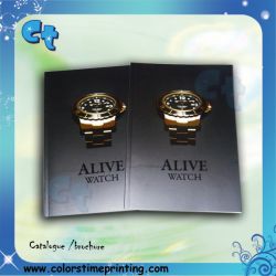 Spot-UV watch catalogue printing