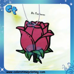 2mm (cotton-paper) paper air freshener in flower shape