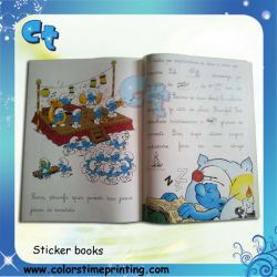Smurfs stickerbooks children story books