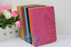 Various color pu leather diary with calendar printing