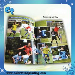 Printed advertising magazine/saddle stitch magazine printing