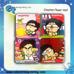 Custom Paper Coaster Design