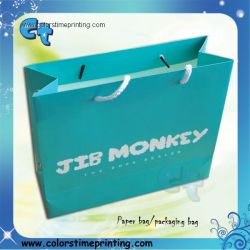 Wholesale promotional logo paper shopping bags