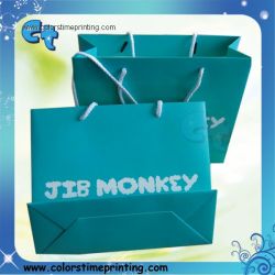 Printed art paper shopping bags for packaging