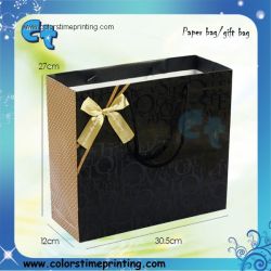 Promotional fashion glossy art paper bags