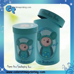 Cylinder packaging box for gift