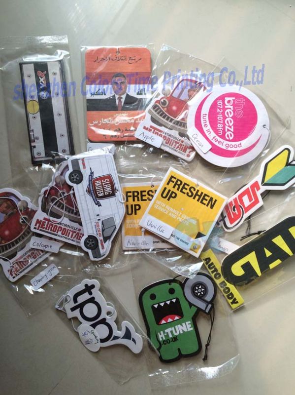 Customized LOGO air freshener printing