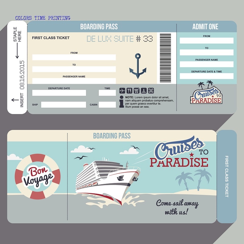 Thermal Ticket For Events, Thermal Event Tickets Printing