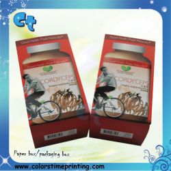 350gsm art paper packaging box with Spot UV