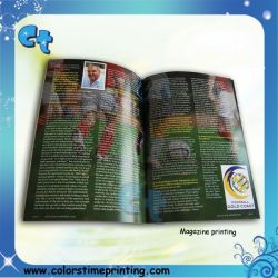 High quality magazine printing design /magazine paper printing