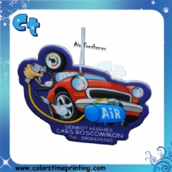 Custom Car Air Freshener Long Lasting Fragrance Paper Air Freshener For Sale , Home or Car