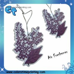 Custom paper air freshener car fragrance paper
