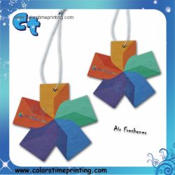 Auto paper air freshener Car air freshener Custom hanging air freshener