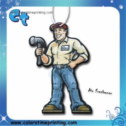 Eco-friendly Material Logo Printed Funny Car Air Freshener